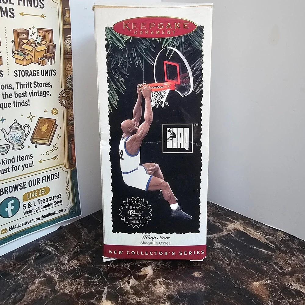 Hallmark Keepsake Ornament 1995 Shaquille O'Neal Hoop Stars Orlando MagicQX15517